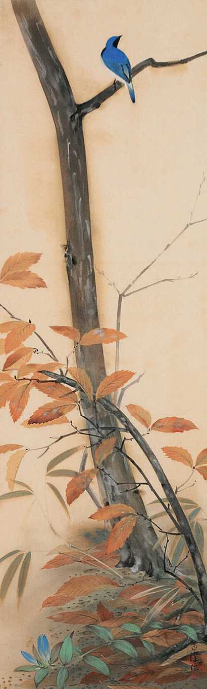 白澄（日本画） 花鸟 立轴